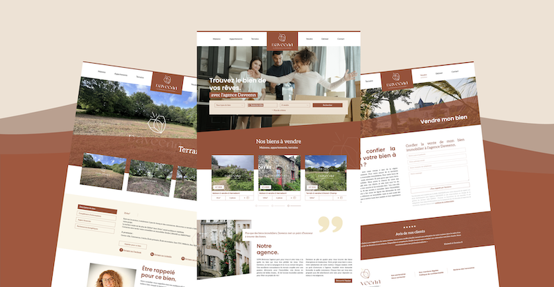 Hirello Agence Web à Vannes - Création d'un site internet pour un agence immobilière près de vannes
